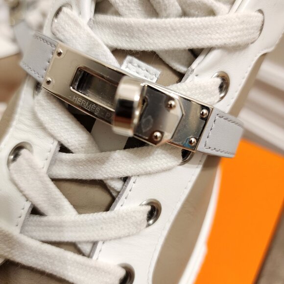 HERMES - Day Sneaker - Beige - Size 36 - Picture 6 of 6